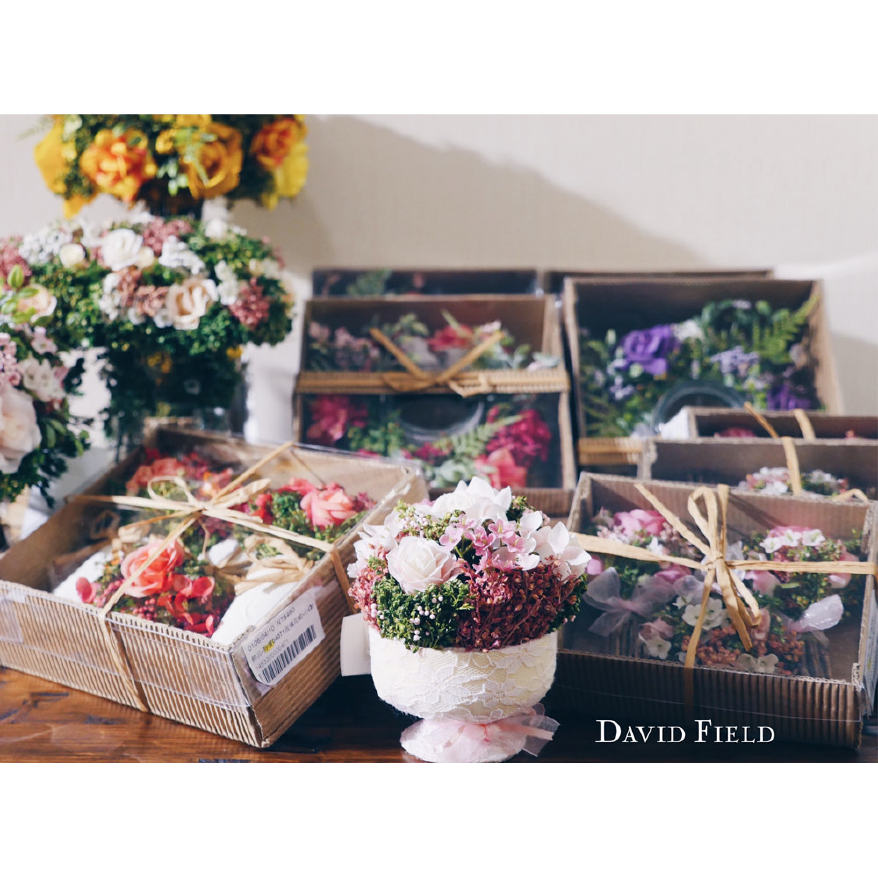 法式鄉村玫瑰花組