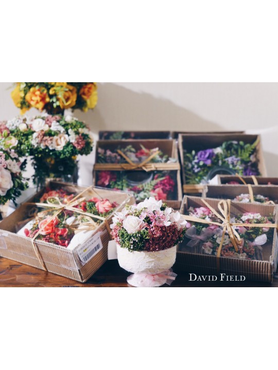 法式鄉村玫瑰花組