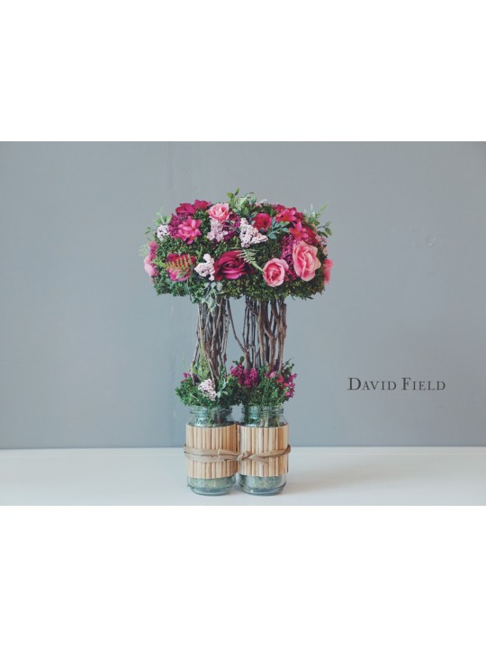 2瓶玫瑰花組(多色)