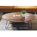 大圓原木茶几