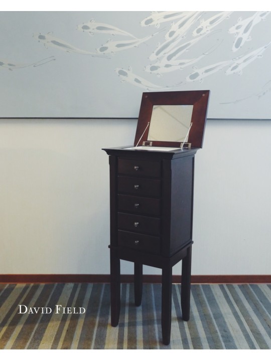 多功能原木五抽櫃